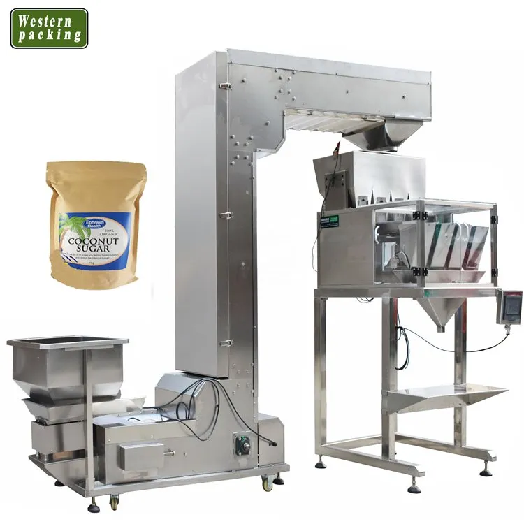 Máquina empacadora de granos de café