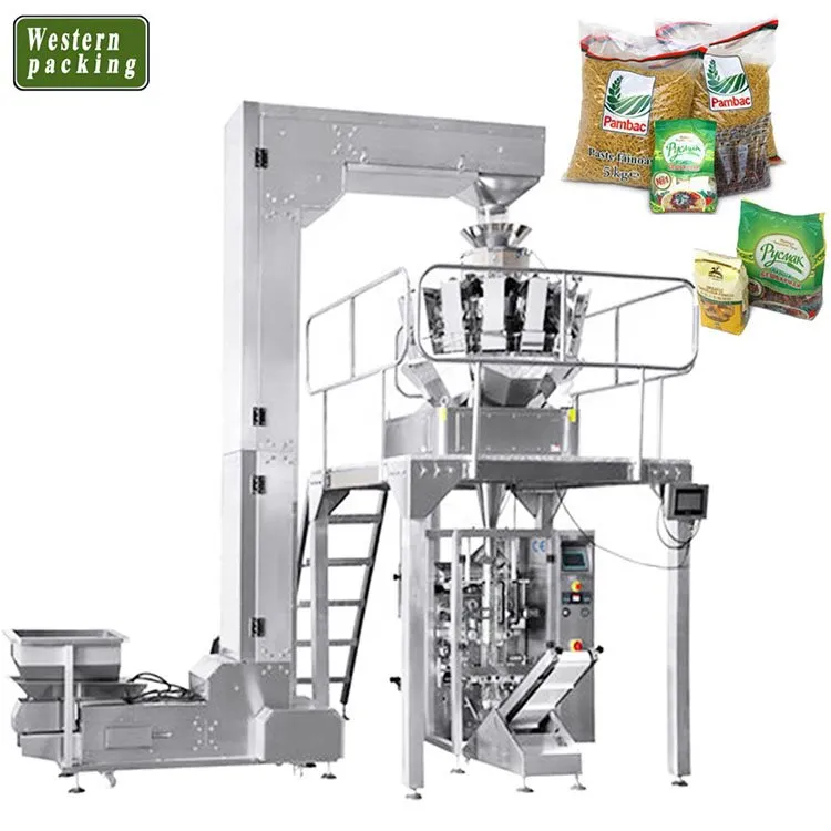 Máquina empacadora vertical de gránulos