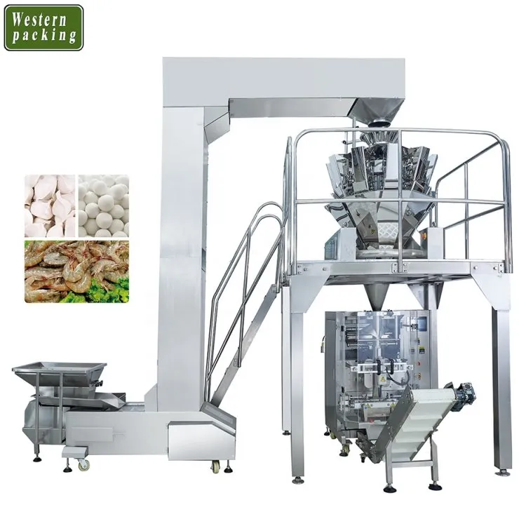 Empaquetadoras automáticas verticales de bocadillos granulados
