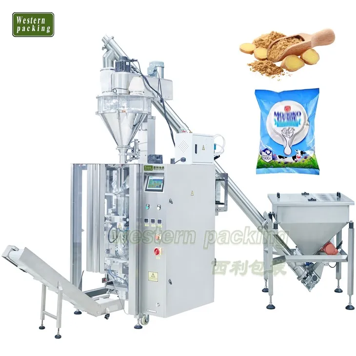 Máquina envasadora de 500 gramos para café y leche en polvo