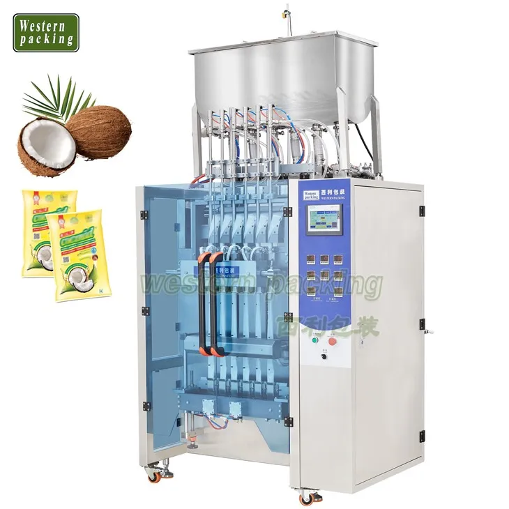 Máquina envasadora automática de bolsas de aceite