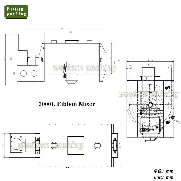 bin powder mixer machine