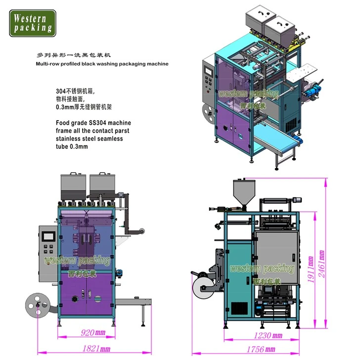 multi lane packing machine