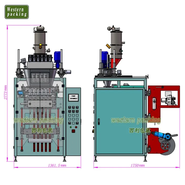 powder stick pack machine