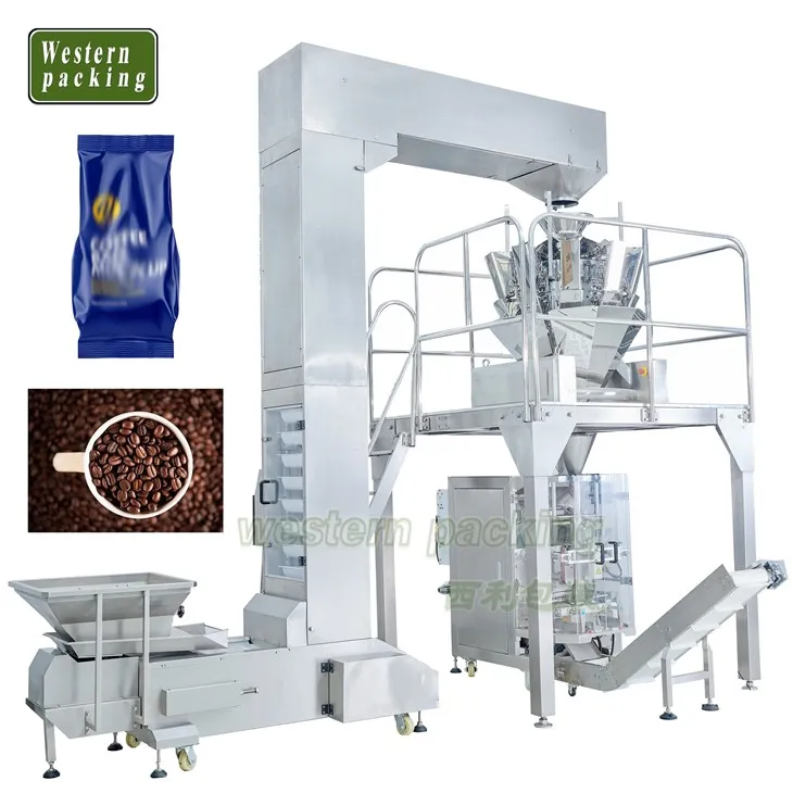 Máquina para embolsar patatas fritas