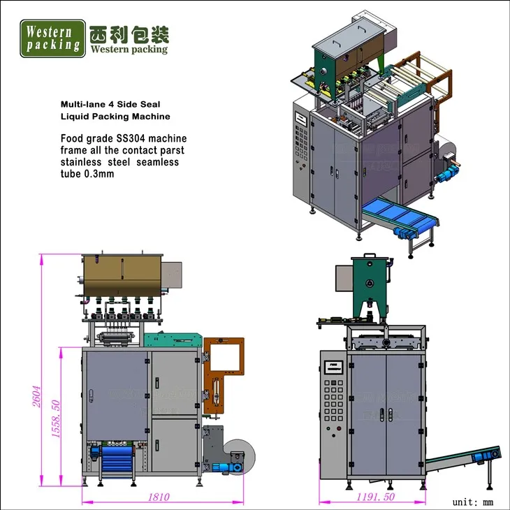 sauce sachet packaging machine