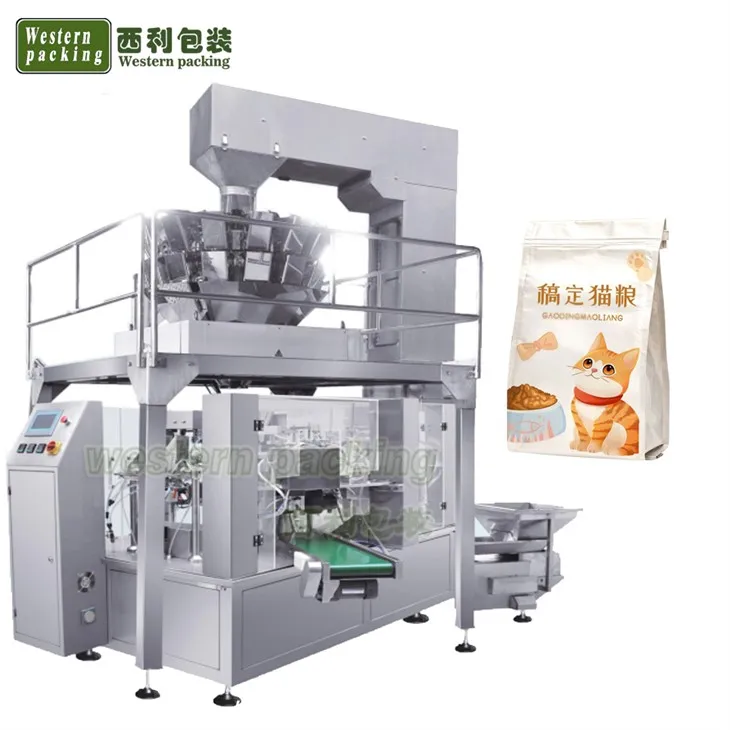 Máquina envasadora de piensos para animales