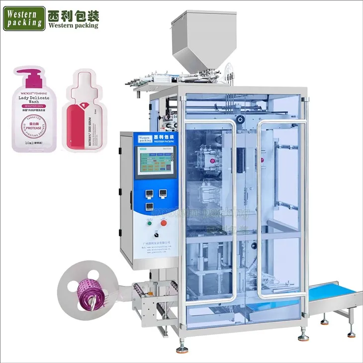 Máquina de envasado de bolsas en forma de botella