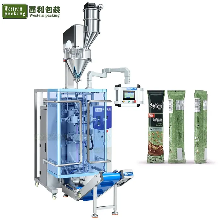 Máquina envasadora de polvo completamente automática