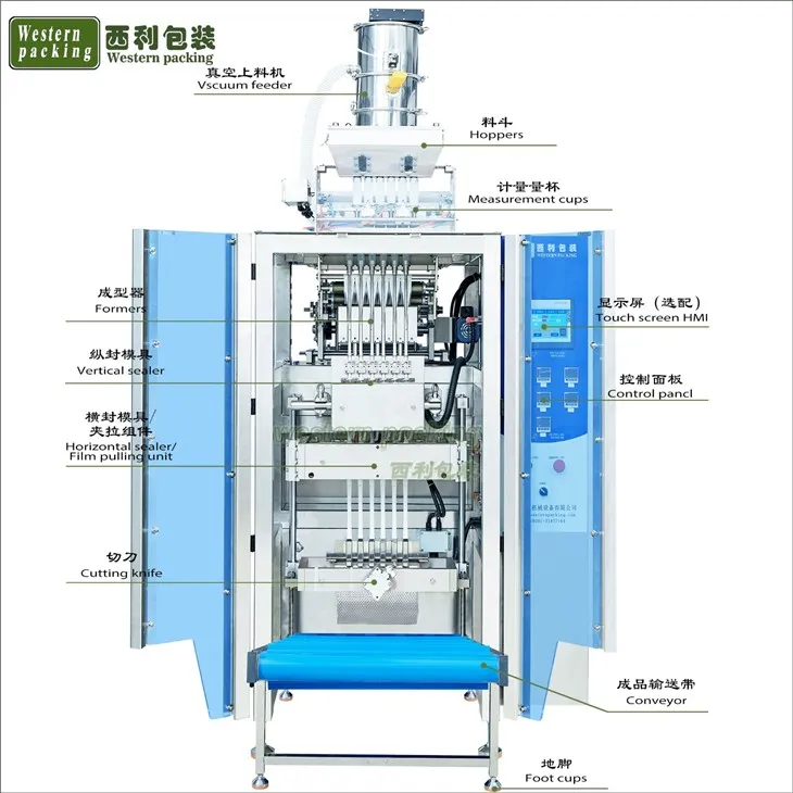 hotel sugar sachet packing machine