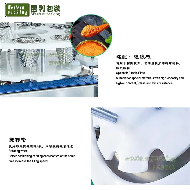 multi head filling machine for nuts