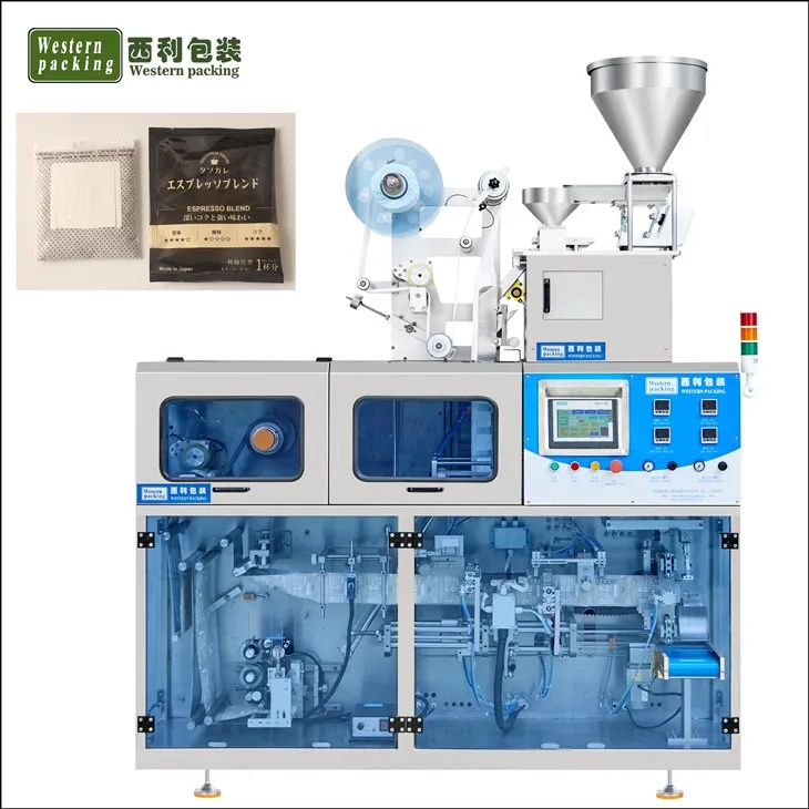 Máquina empacadora de bolsas de café