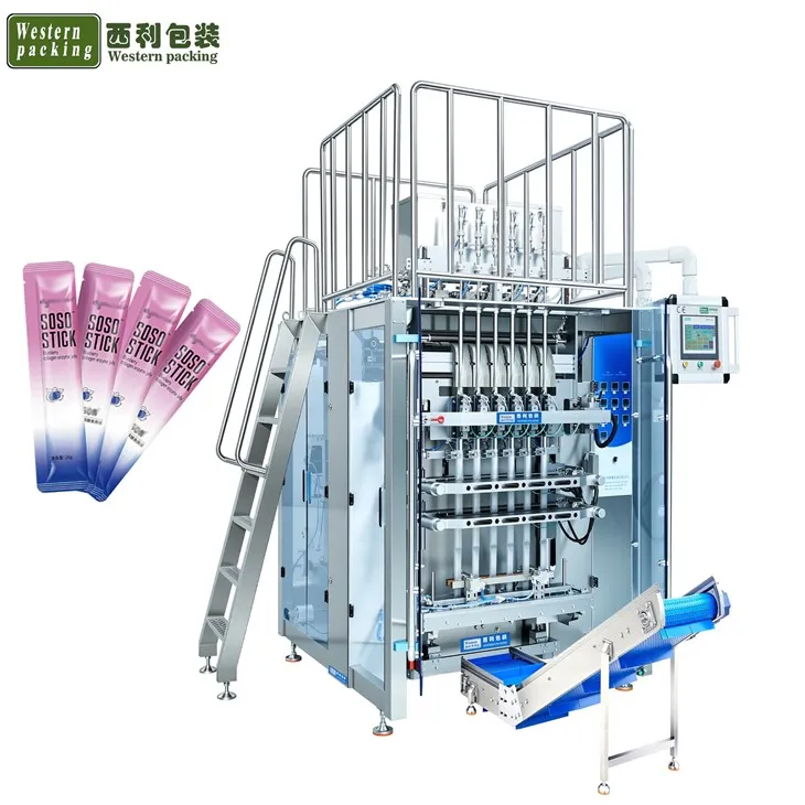 Máquina envasadora de líquidos vertical