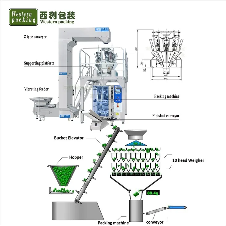 multi head packing machine price