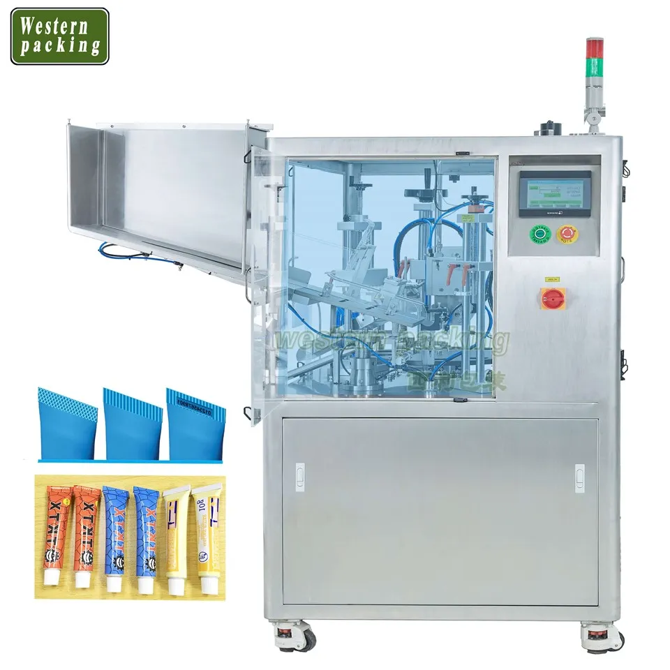 Máquina llenadora de tubos de pasta