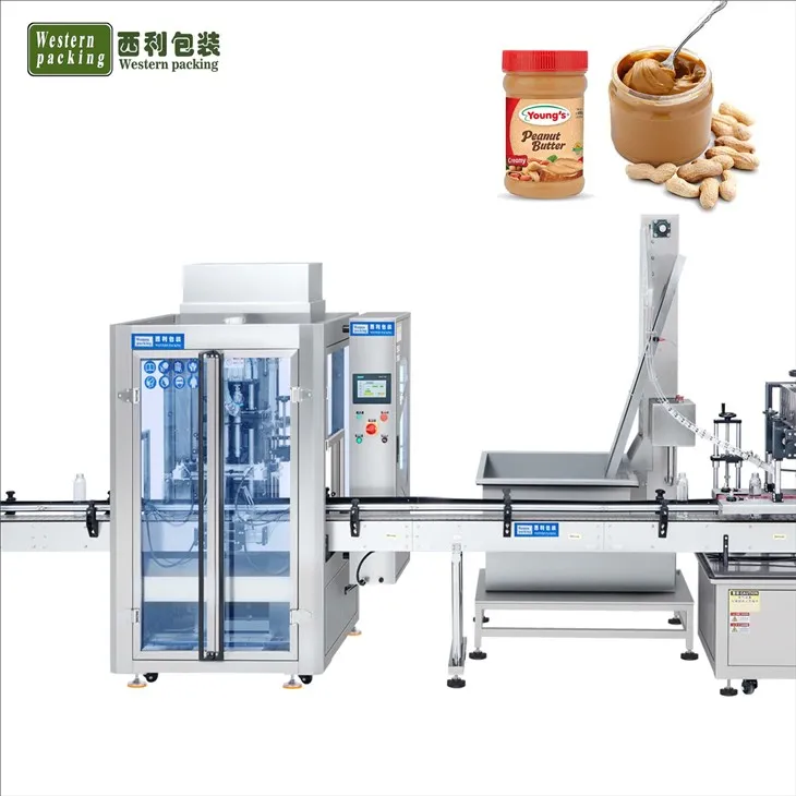 Máquina llenadora de mantequilla de maní