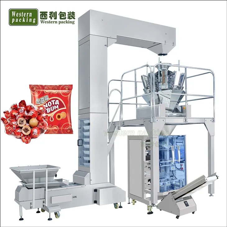Máquina empacadora de papas fritas