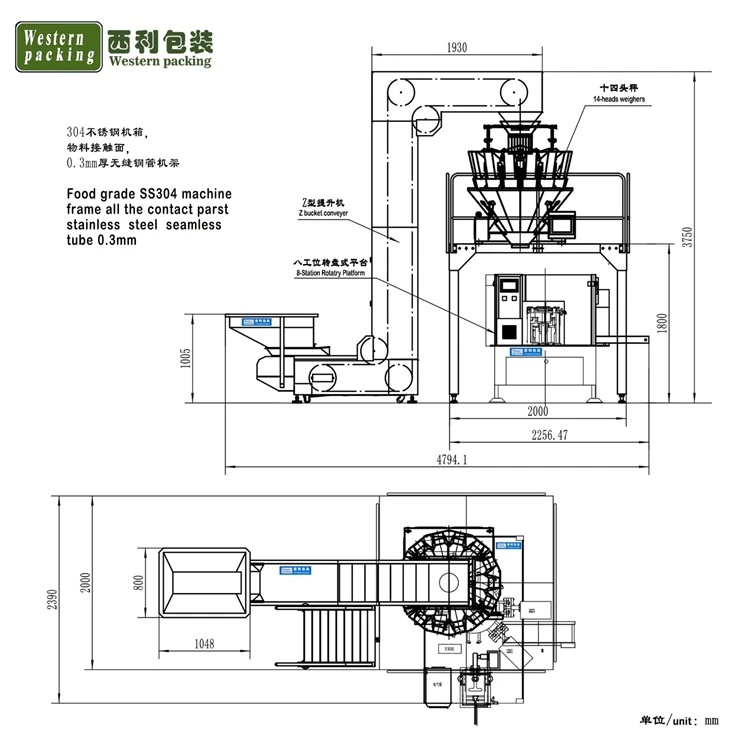 standing pouch packing machine