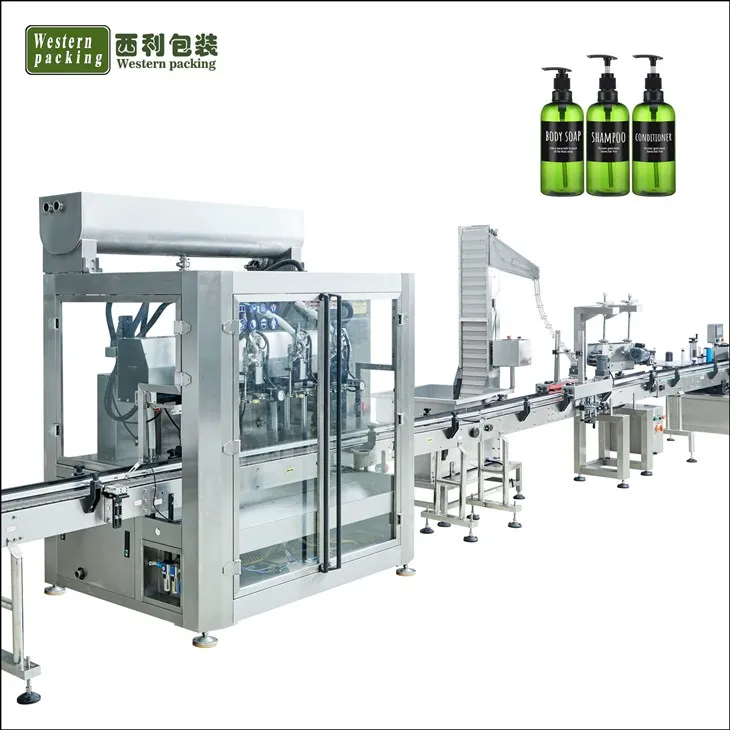 Máquina llenadora de champú
