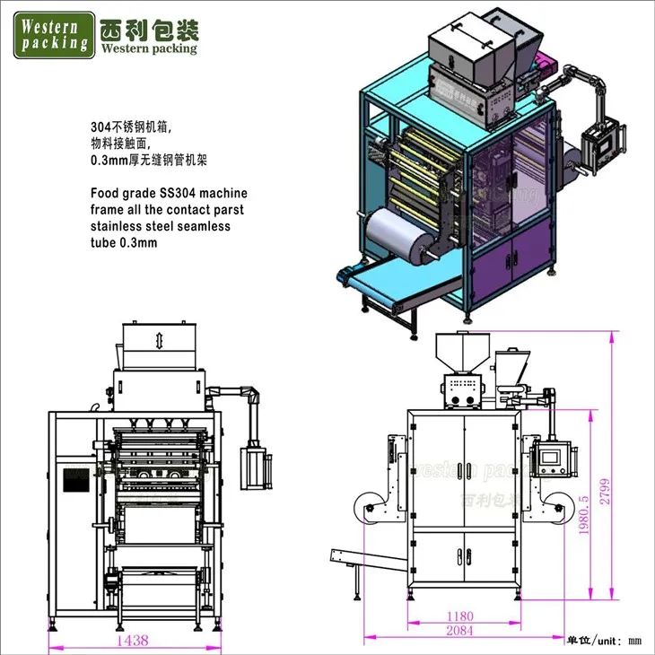 automatic bag granule packing machine