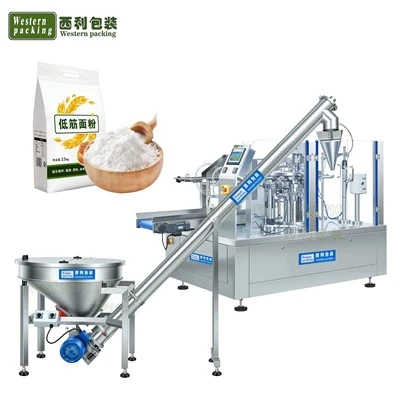 Máquina envasadora de alimentos en polvo