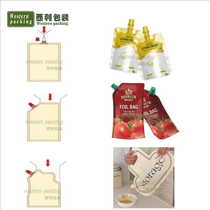 spout pouch filling and Capping Machine