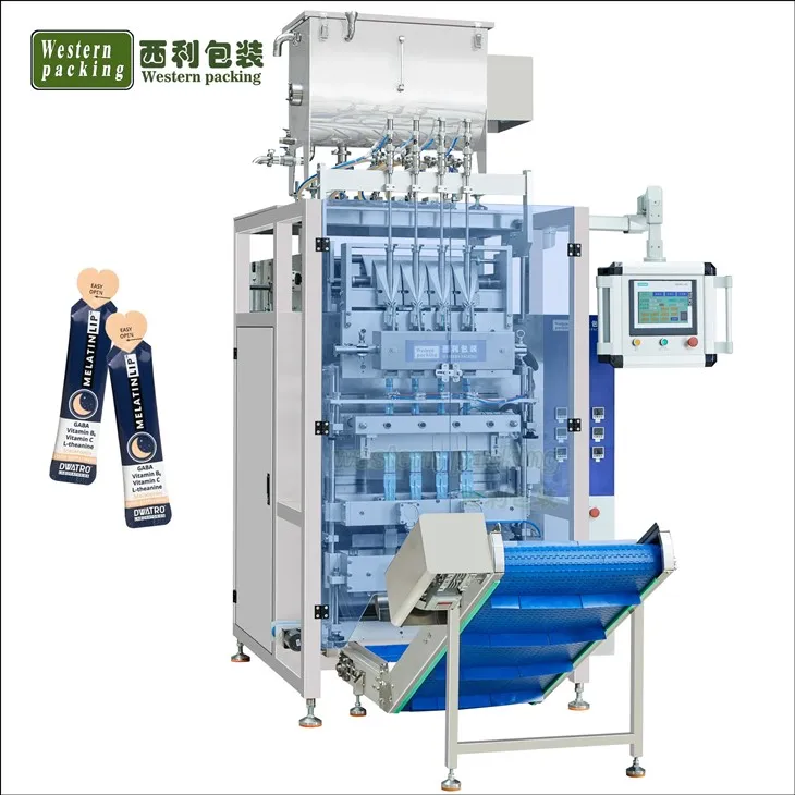 Empaquetadora automática vertical para gel energético